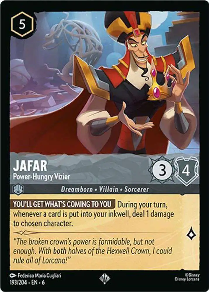 jafar lorcana card Disney - Lorcana - Reign of Jafar