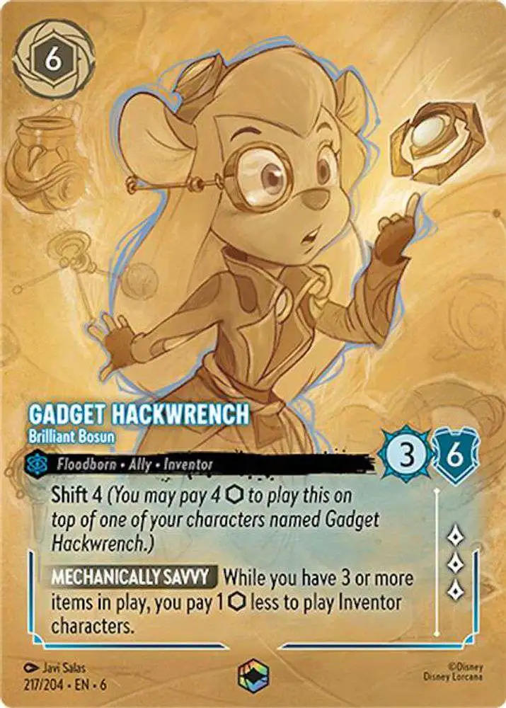 Disney Lorcana Trading Card Game Azurite Sea Single Card Enchanted