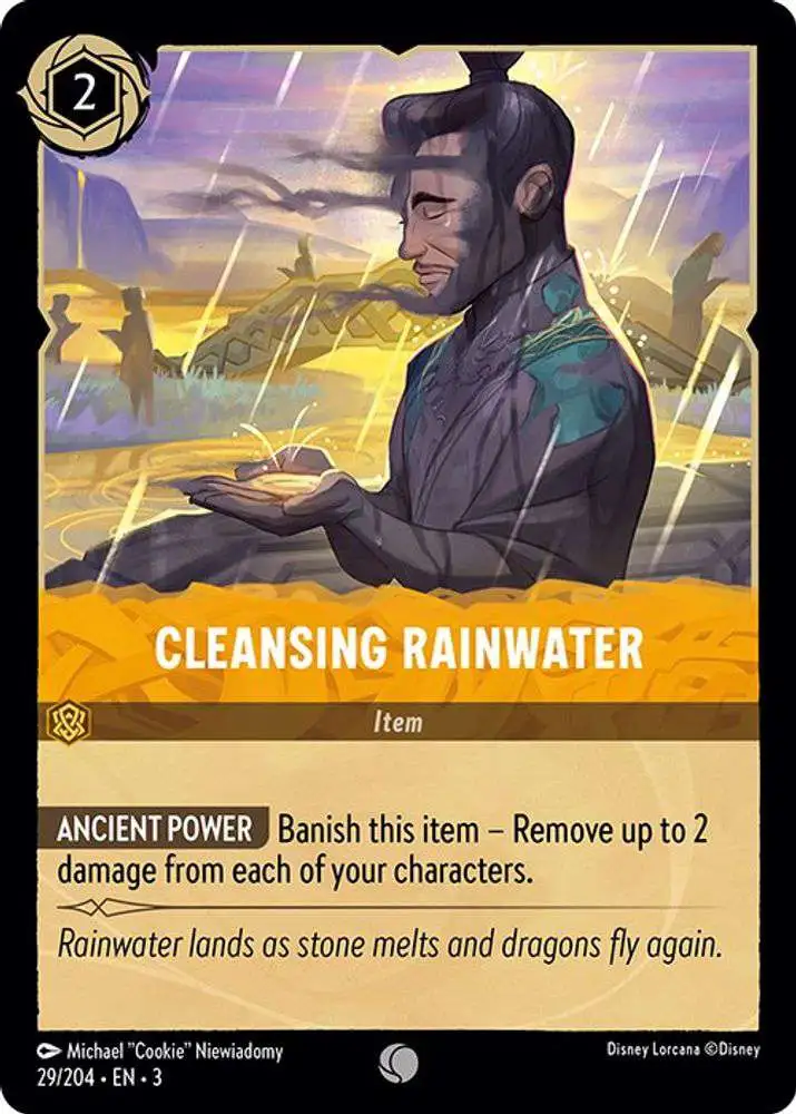 michaels lorcana cards Ravensburger Disney TCG: Whispers in The Well Single-Player Deck - Amber & Emerald - Engaging Gameplay - Over 200 Original Disney Artworks Exert chosen opposing character Disney Lorcana Trading Card Game