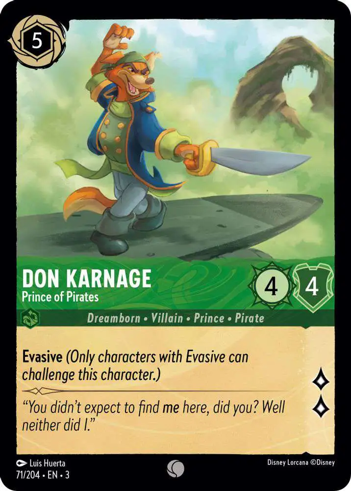 Disney Lorcana Trading Card Game Into the Inklands Single Disney Lorcana Trading Card Game Into the Inklands Single