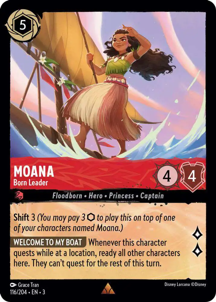 Disney Lorcana Moana プロモ　PSA10 連番モアナ Disney Lorcana Promo Card Moana Adventurers on Land and Sea