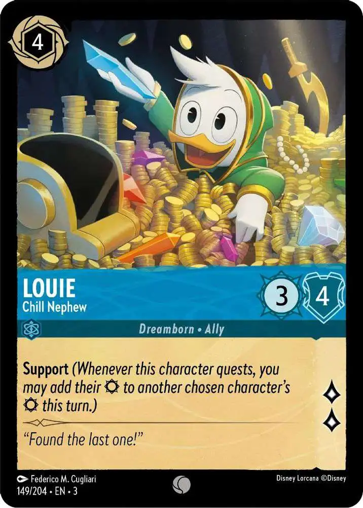 lorcana ducktales cards Ravensburger Disney TCG: Scrooge McDuck Gift Box - Glimmer Foil Promo Card, 5 Assorted Booster Packs, Storage Box and Dividers - Trading Card Game & Disney Collectible Action Artist Disney Lorcana Scrooge McDuck Sleeve
