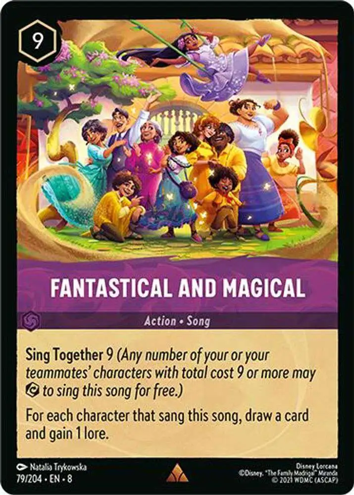 Disney Lorcana Trading Card Game Reign of Jafar Single Card Rare  Fantastical and Magical 79 Foil - ToyWiz