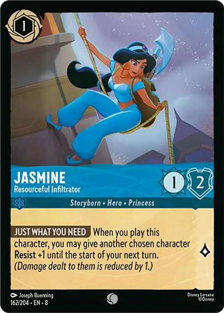 Disney Lorcana Trading Card Game Reign of Jafar Single Card Common