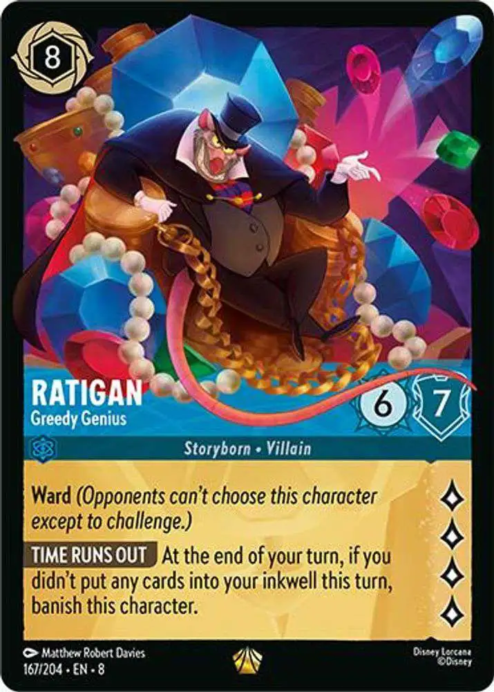 Disney Lorcana Trading Card Game Reign of Jafar Single Card