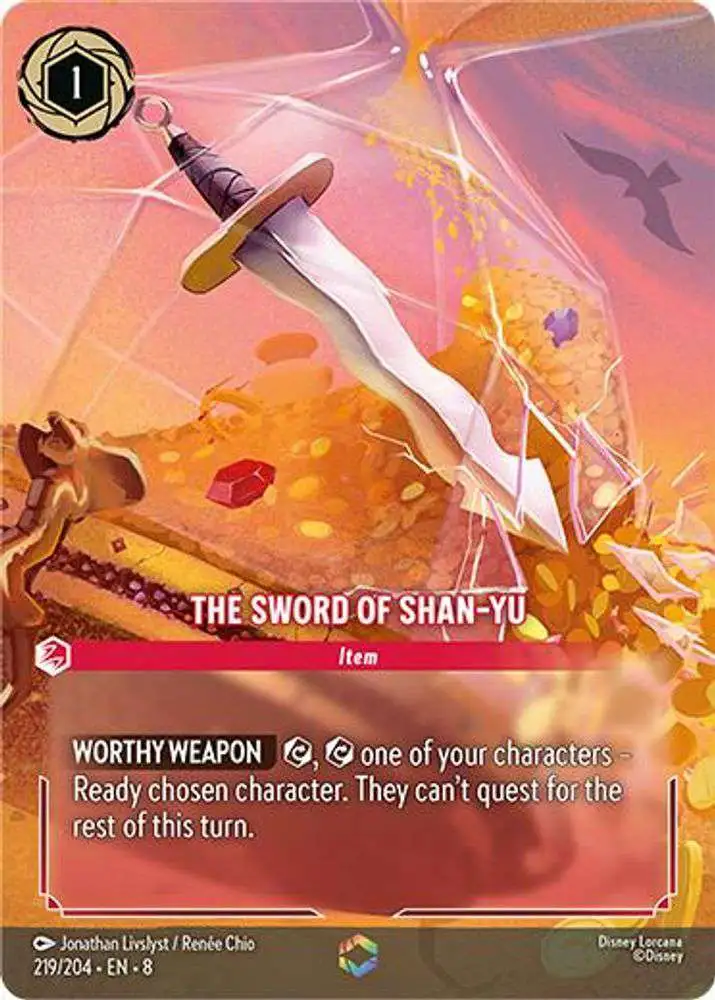 lorcana reign of jafar enchanted cards Ravensburger Disney Lorcana: Chapter 8 Booster Pack at Hamilton Place in Chattanooga, TN you may deal 2 damage to another chosen character of yours to give that character Challenger +1 and When this character is banished in a challenge More enchanted reveals for Reign