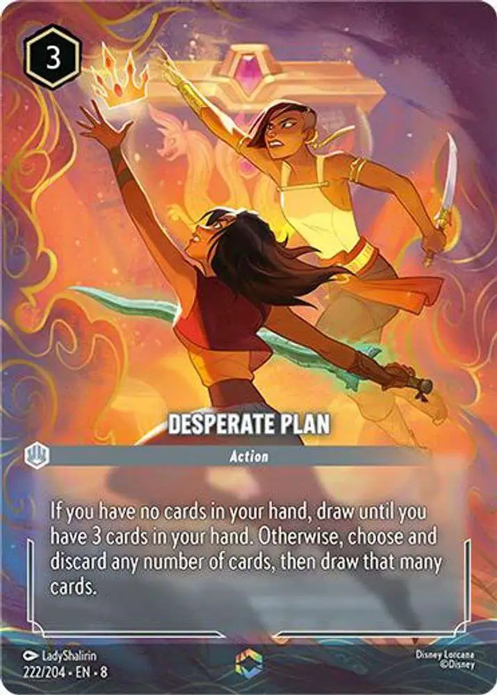 lorcana reign of jafar enchanted cards Ravensburger Disney Lorcana: Chapter 8 Booster Pack at Hamilton Place in Chattanooga, TN you may deal 2 damage to another chosen character of yours to give that character Challenger +1 and When this character is banished in a challenge More enchanted reveals for Reign
