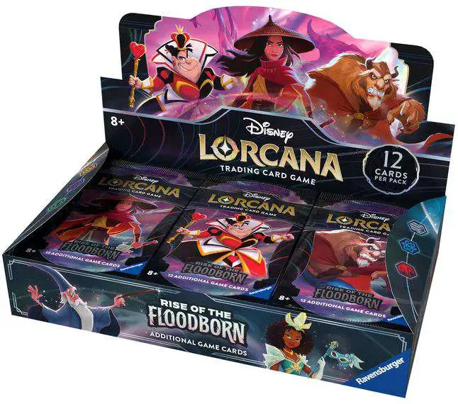 Disney Lorcana Trading Card Game Rise of the Floodborn Booster Box 24 Packs  Ravensburger - ToyWiz