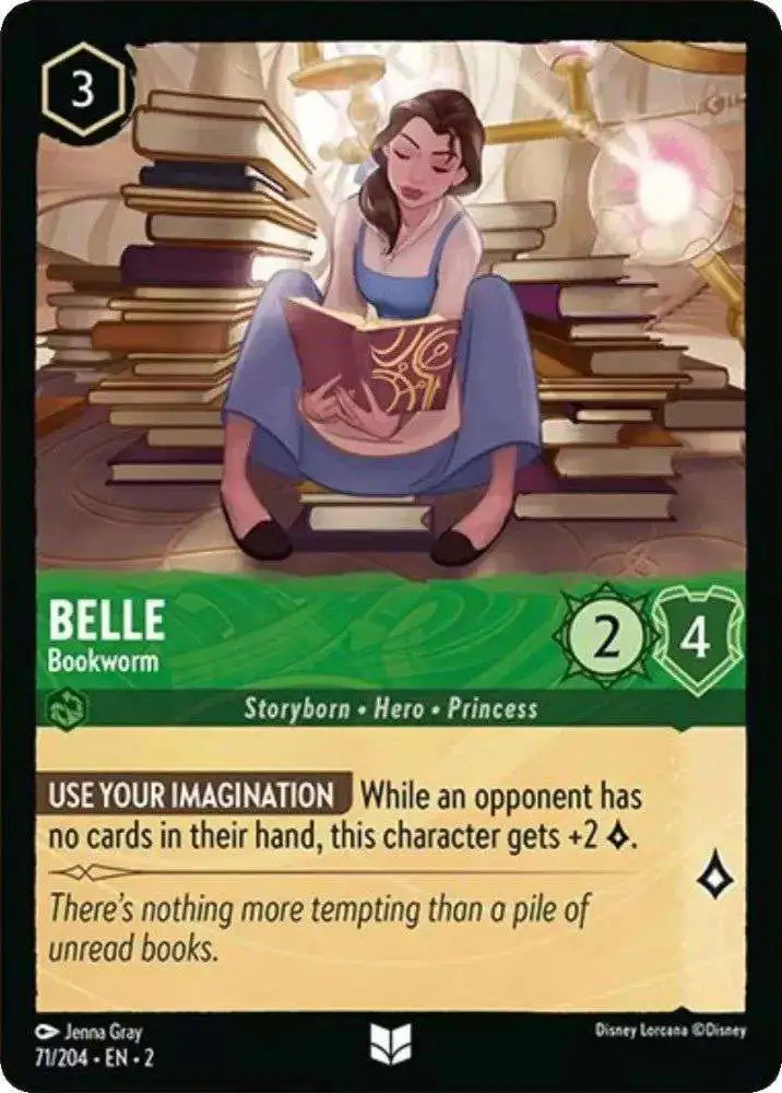 lorcana belle cards Disney TCG - Set 7: Archazia's Island The second card I worked