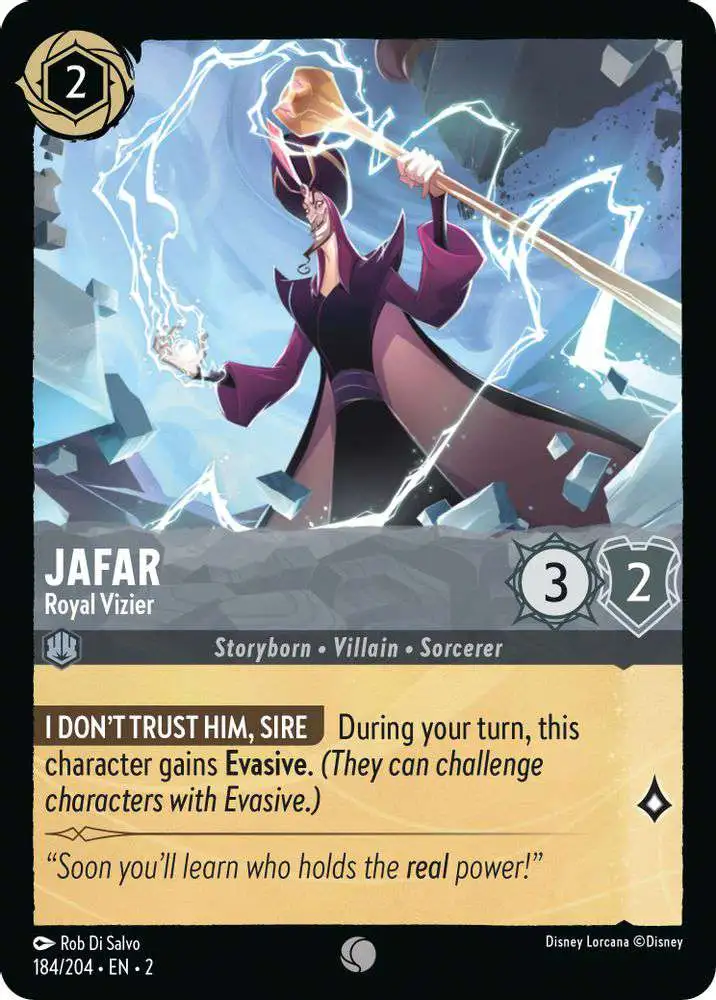 jafar lorcana card Booster Packs, Reign of JafarDisney: whenever one of your Illusion characters is banished Disney Lorcana Trading Card Game