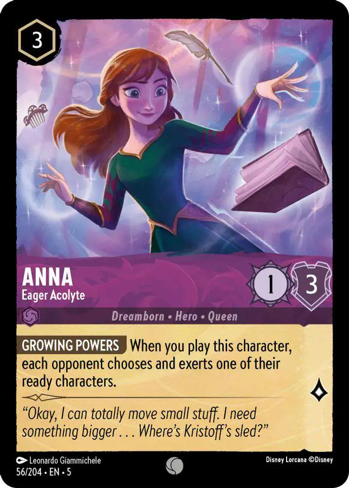 anna lorcana card Disney Lorcana TCG - Anna Little Sister - 209/204 main image 1