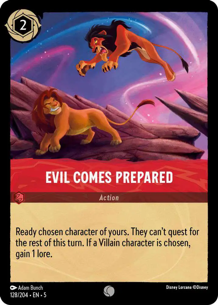 lorcana be prepared card - Whispers in the Well - Scar Listed cards may have imperfections. Be Prepared - The First