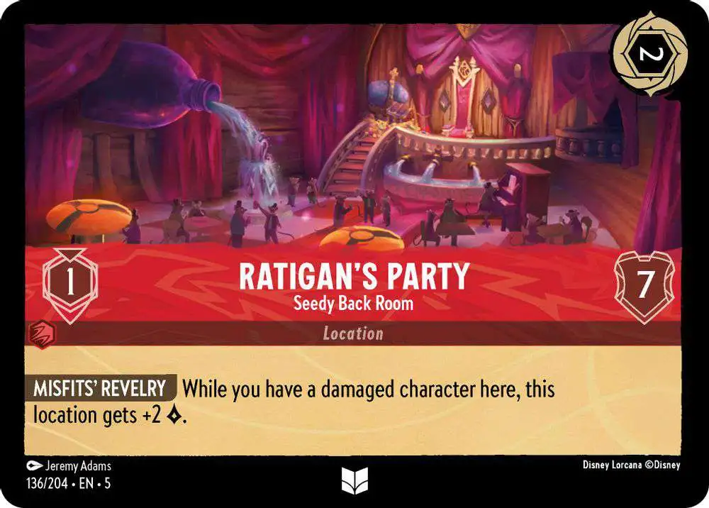 ratigan lorcana card Ratigan - Nefarious Criminal (Enchanted) main image 0
