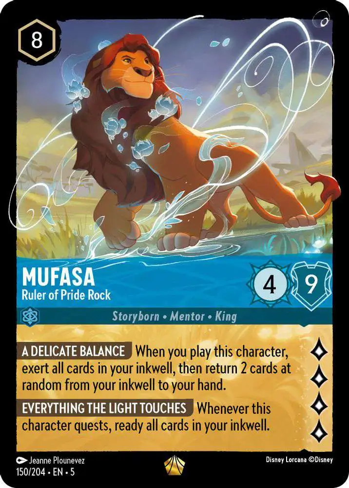 Disney Lorcana Trading Card Game Shimmering Skies Single