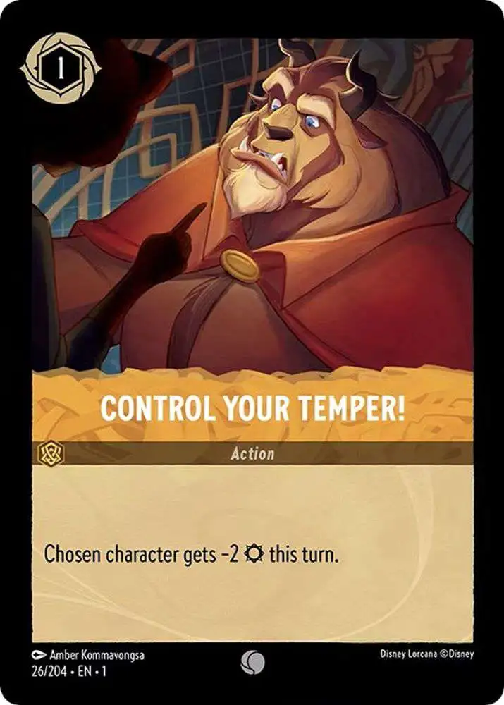 Disney Lorcana Trading Card Game The First Chapter Single Card