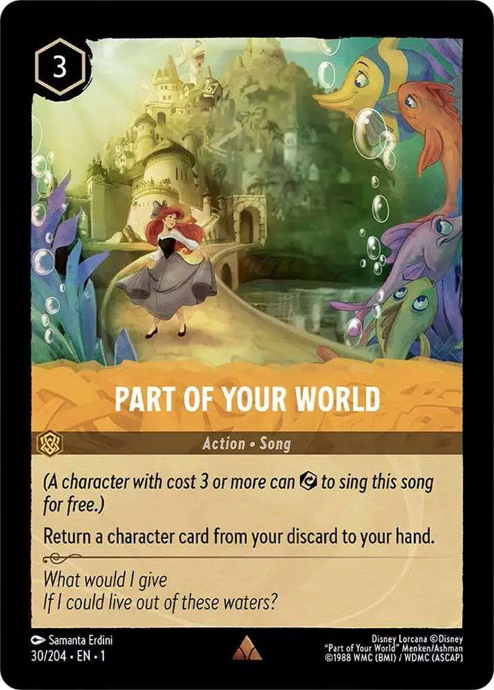 lorcana the first chapter card prices Lorcana - The First Chapter - A Whole New World (Super Rare) main image 0