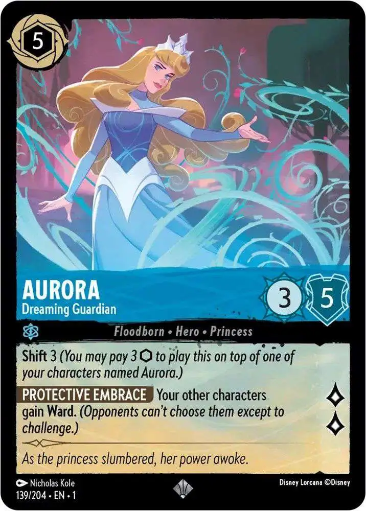 希少 エラーカード】Lorcana ロルカナ AURORA Foiled - メルカリ