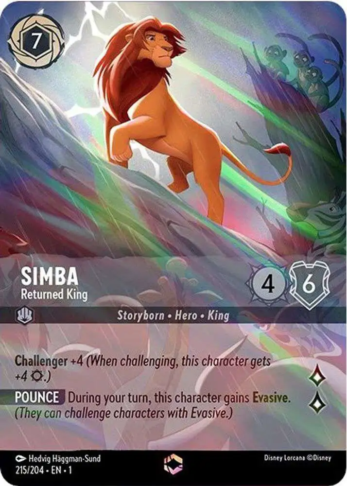 Disney Lorcana Trading Card Game The First Chapter Single
