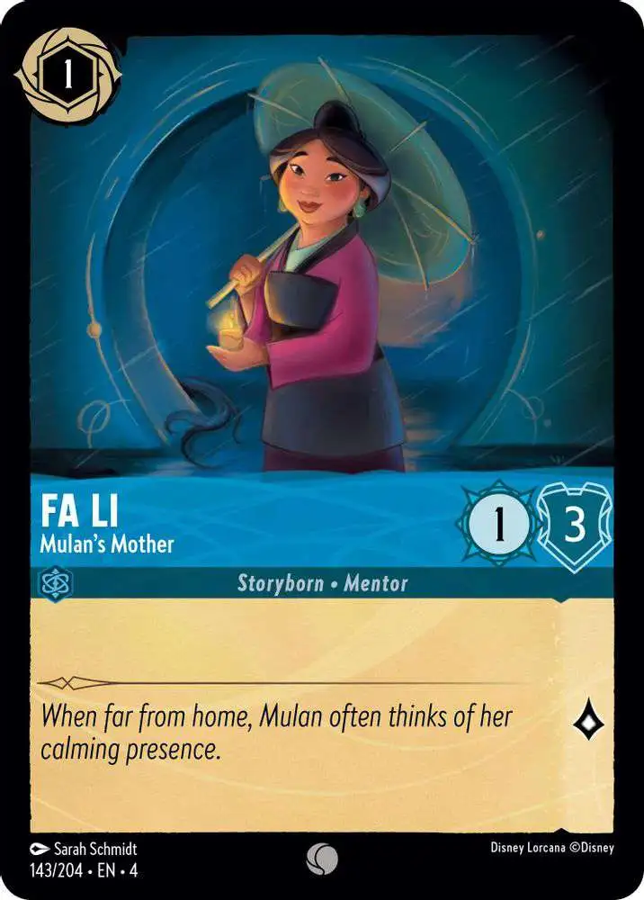 mulan lorcana card - Deck Box and a strong magnetic closure Disney Lorcana Trading Card Game