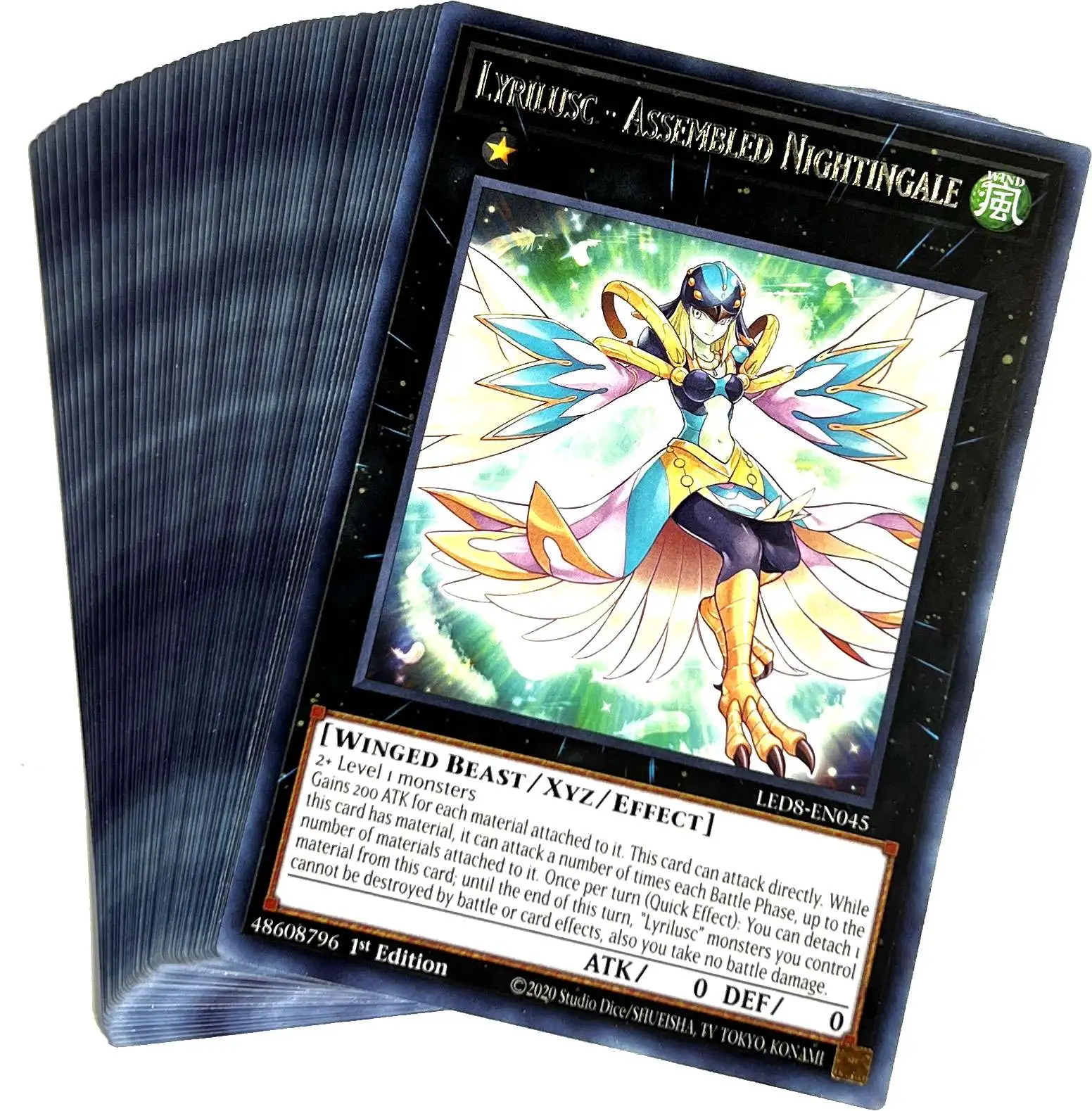 YuGiOh Trading Card Game Legendary Duelists: Synchro Storm 10 Rare & 40 Common Lot of 50 Single Cards