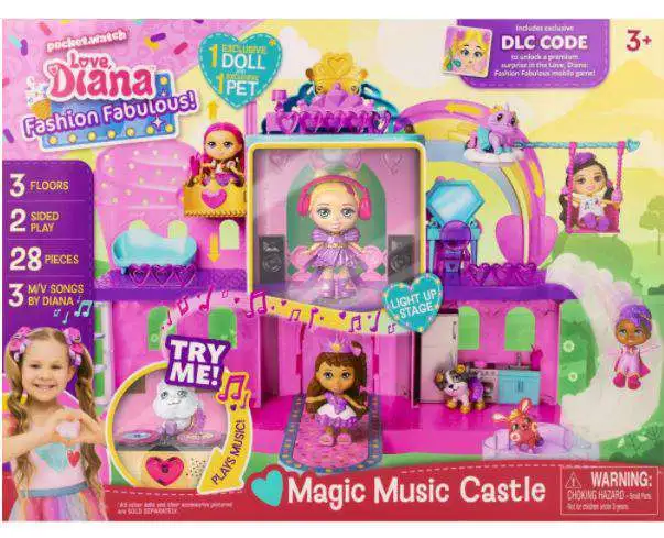 Love, Diana Magic Music Castle Playset