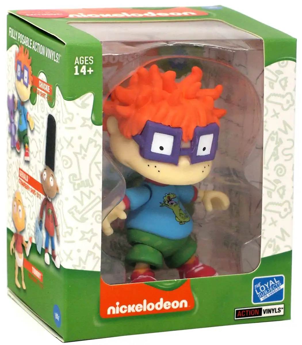 Nickelodeon Rugrats Action Vinyls Chuckie Finster Exclusive Vinyl Figure  [Reptar Shirt]