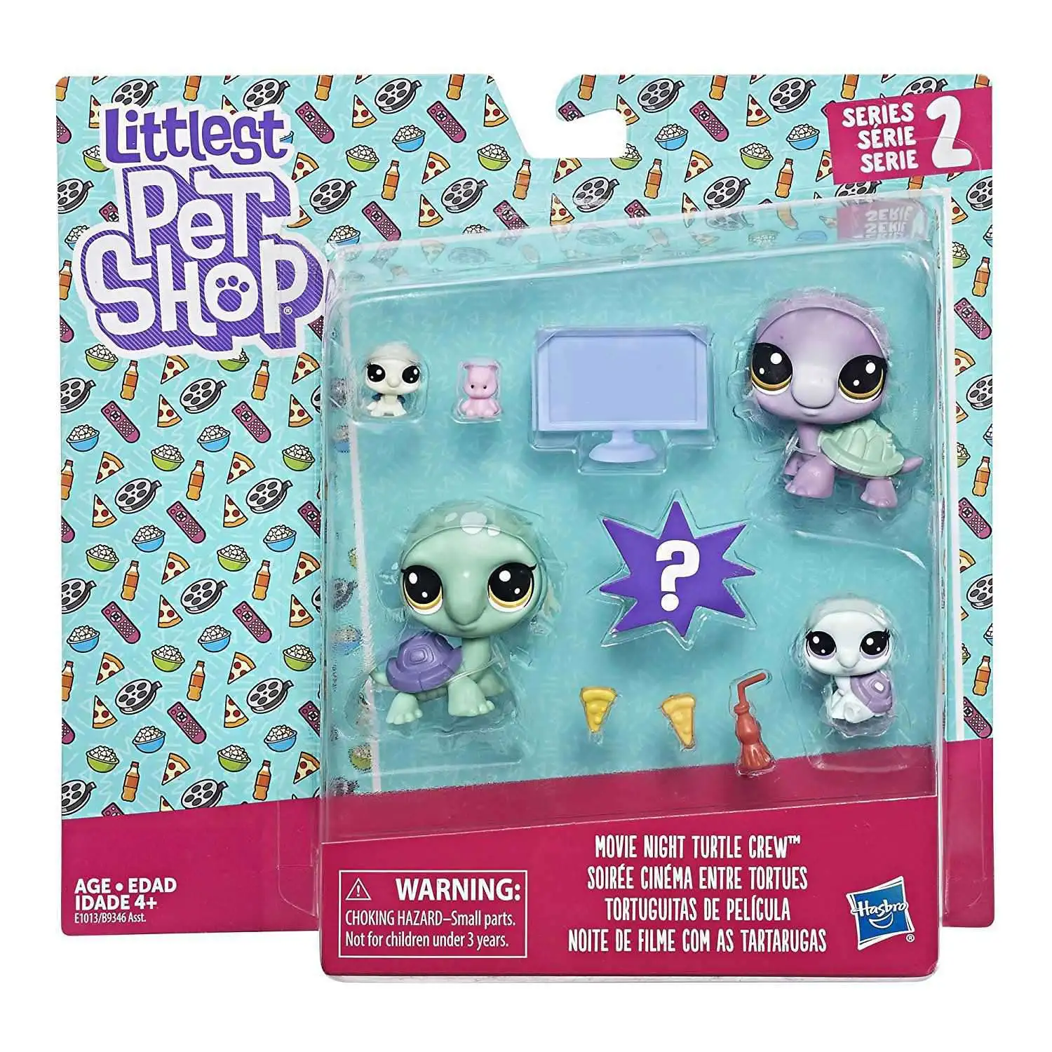 Littlest Pet Shop Movie Night Turtle Crew Family Pack