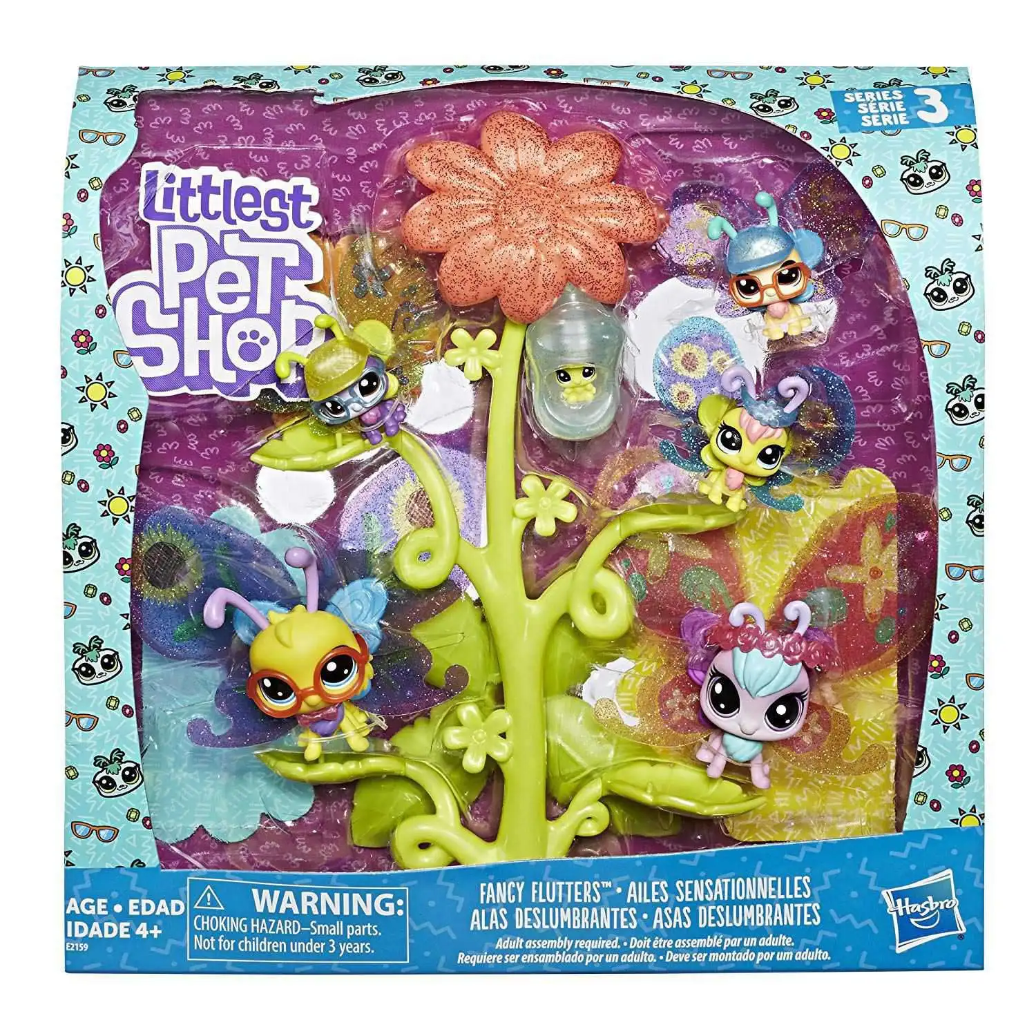 Littlest Pet Shop Fancy Flutters Series 3 Hasbro 