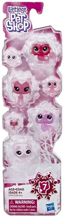 Littlest Pet Shop Petal Party Rose Collection Figure 7-Pack Hasbro 