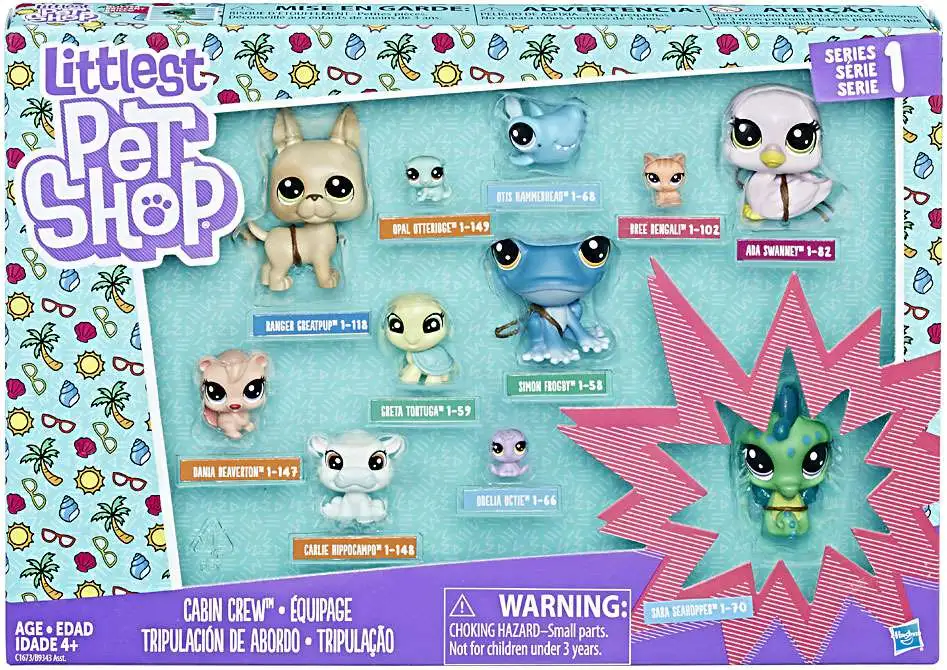 Littlest Pet Shop Playtime Adventures Mini Figure 9-Pack Hasbro Toys -  ToyWiz