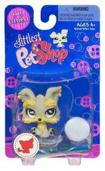Littlest Pet Shop Yorkie Puppy Dog Figure #883 [Ball]