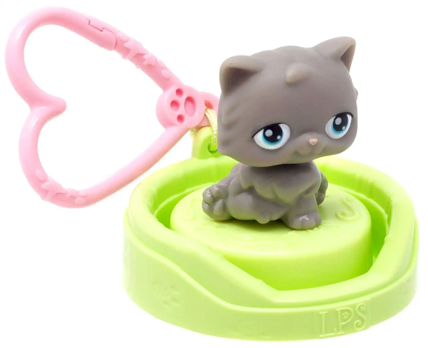 LPS COLLECTION Action Figure COMIC MASK CAT KITTY TOY 2" LITTLEST PET SHOP 