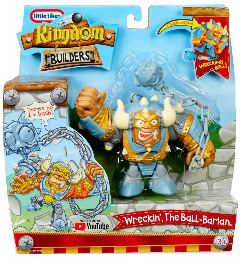 Little Tikes Kingdom Builders Wreckin', The Ball-Barian Action Figure [Damaged Package]