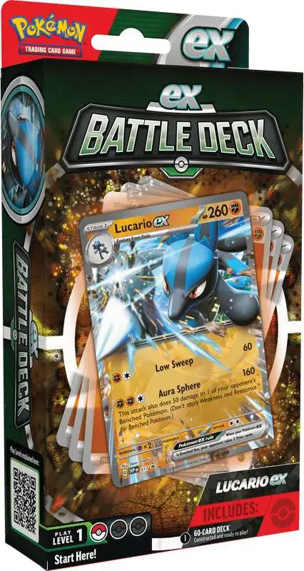 Pokemon Lucario ex Battle Deck [60 Cards]