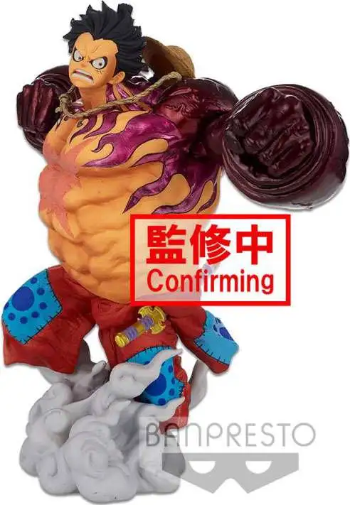 One Piece World Figure Colosseum 3: Super Master Stars Piece Gear 4 Luffy 8.6-Inch Collectible PVC Figure [The Brush]