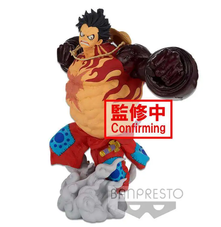 One piece monkey luffy teacher fourth gear action packed animated figurine model 