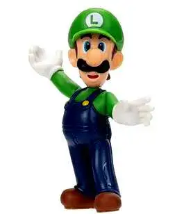 World of Nintendo Luigi 2.5 Action Figure Overalls, Green Shirt Loose ...