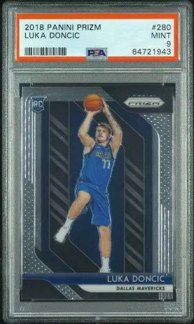 NBA 2018-19 Panini Prizm Single Card Luka Doncic 280 Rookie PSA 9