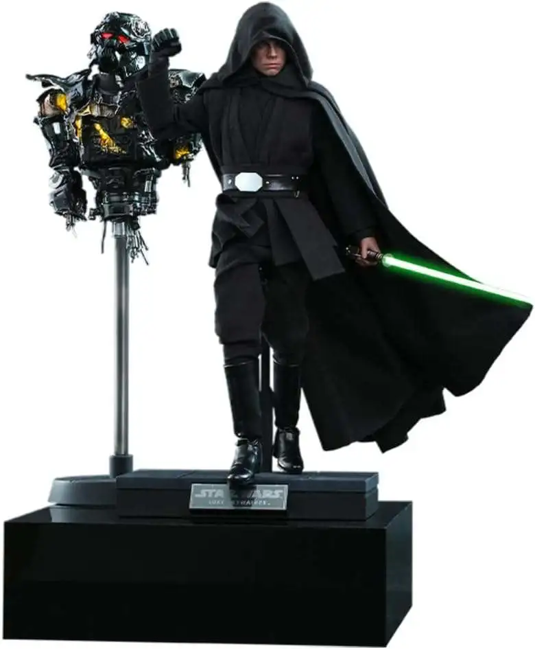 Star Wars The Mandalorian Luke Skywalker Collectible Figure [Deluxe Version]