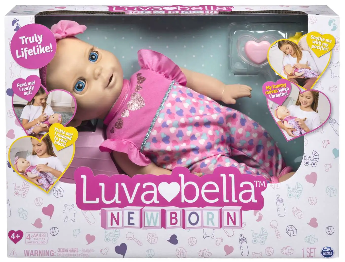 Luvabella Doll Blonde Hair Responsive Baby Doll with Realistic Expressions ... 