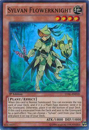 super rare holo - NM/Mint LVAL-EN000 SYLVAN BLADEFENDER Yu-Gi-Oh Card 