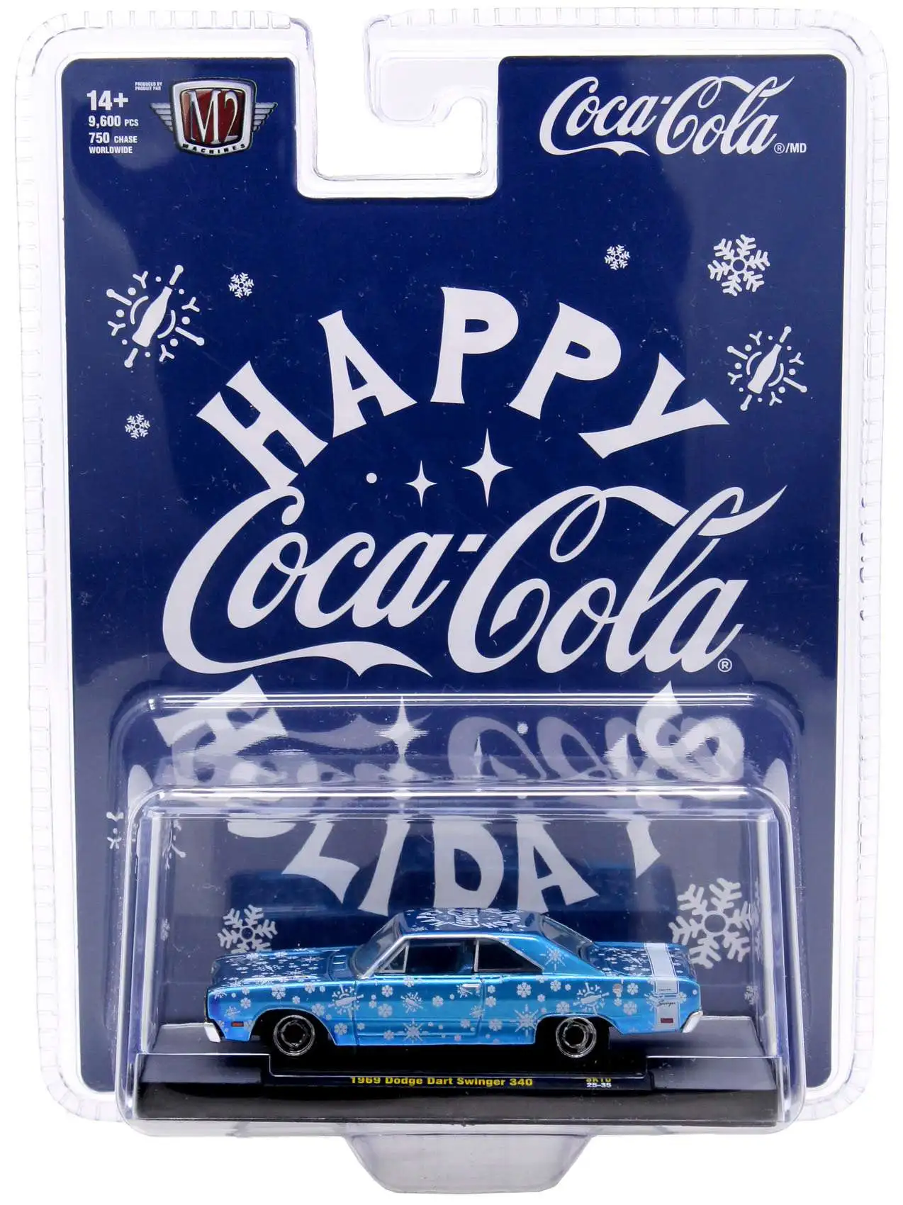 M2 Machines Coca-Cola Series 1969 Dodge Dart Swinger 340 Diecast Vehicle