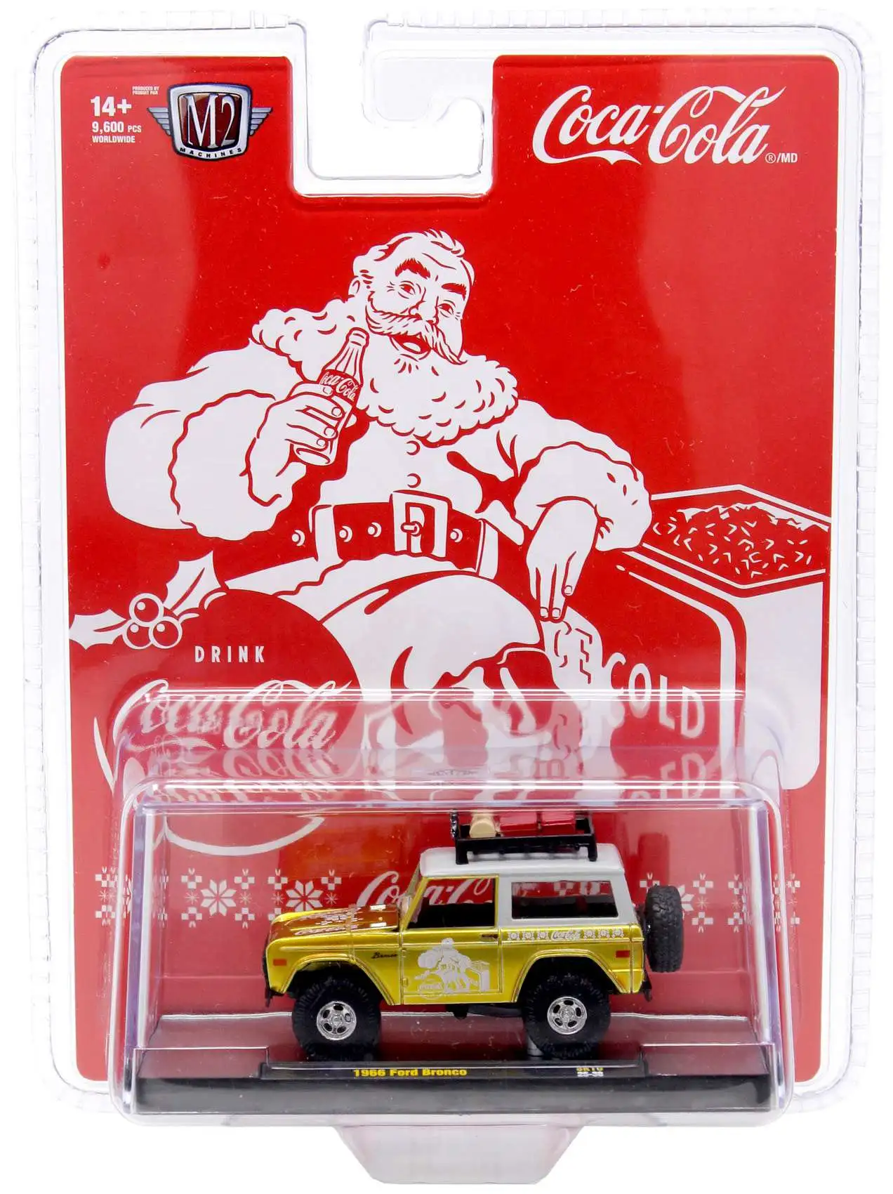 M2 Machines Coca-Cola Series 1966 Ford Bronco Diecast Vehicle