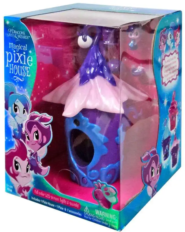 Fairies & Wizards Magical Purple Pixie House New in Package NWT Of Dragons 