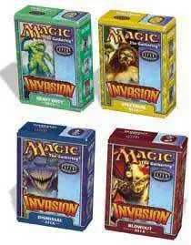 MtG Invasion Set of 4 Theme Decks