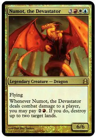 MtG Commander Numot, The Devastator #215 [Oversized]
