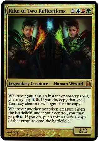 MtG Commander Riku of Two Reflections #220 [Oversized]