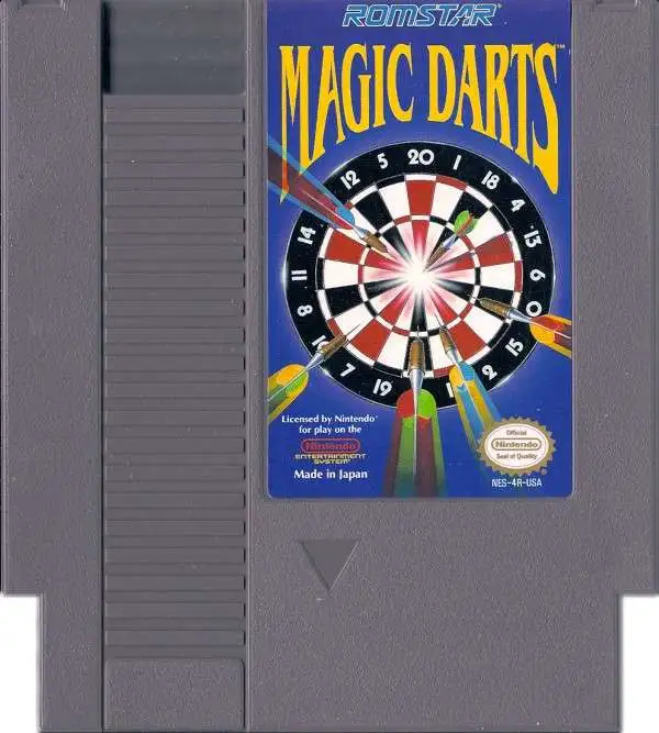 Nintendo NES Magic Darts Video Game Cartridge [Loose] [Played]