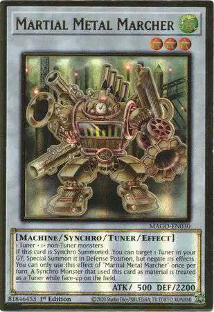 YuGiOh Maximum Gold Premium Gold Rare Martial Metal Marcher MAGO-EN030