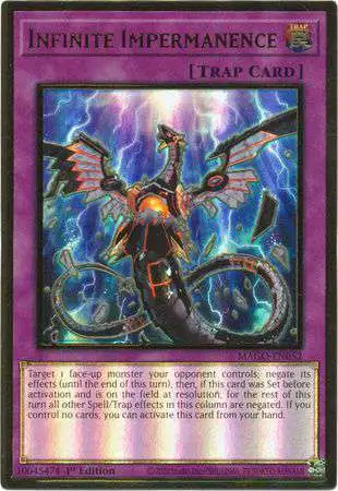YuGiOh Maximum Gold Premium Gold Rare Infinite Impermanence MAGO-EN052